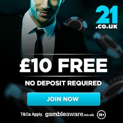 21.co.uk Casino Bonus And Review