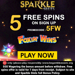 Sparkle Slots Casino Bonus And Review