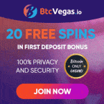 BTC Vegas Casino Bonus And Review 200% Bonus Up To 500 mBTC + 20 Free Spins Upon Registering