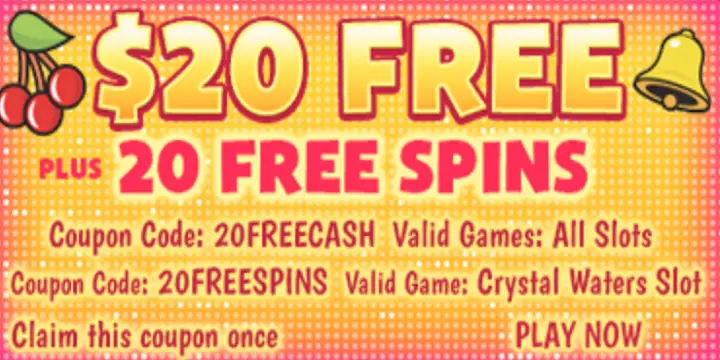 SlotsPlus Casino: $20 Bonus + 20 Free Spins
