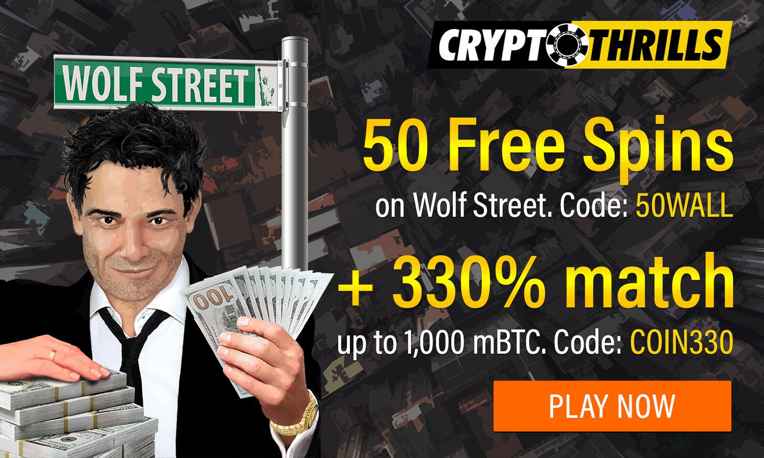 Crypto Casino 50% CB First Deposit