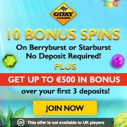 gday casino bonus codes