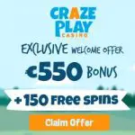 Craze Play Casino Bonus And Review