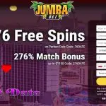 Jumba Bet Casino: 76 Free Spins + 276% Bonus