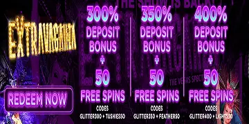 Vegas Rush Casino Extravaganza Bonuses