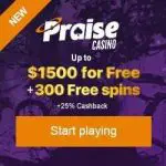 Praise Casino Banner - 250x250