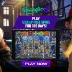 Paradise 8 Casino - 5 Free Spins for 365 Days