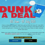 Dunk A Deal: $1500 in cash from Platinum Reels