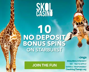 Skol Casino  Bonus And Review