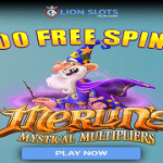 Lion Slots: 100FS - "Merlin's Mystical Multipliers"